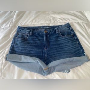 American Eagle Curvy Midi Shorts